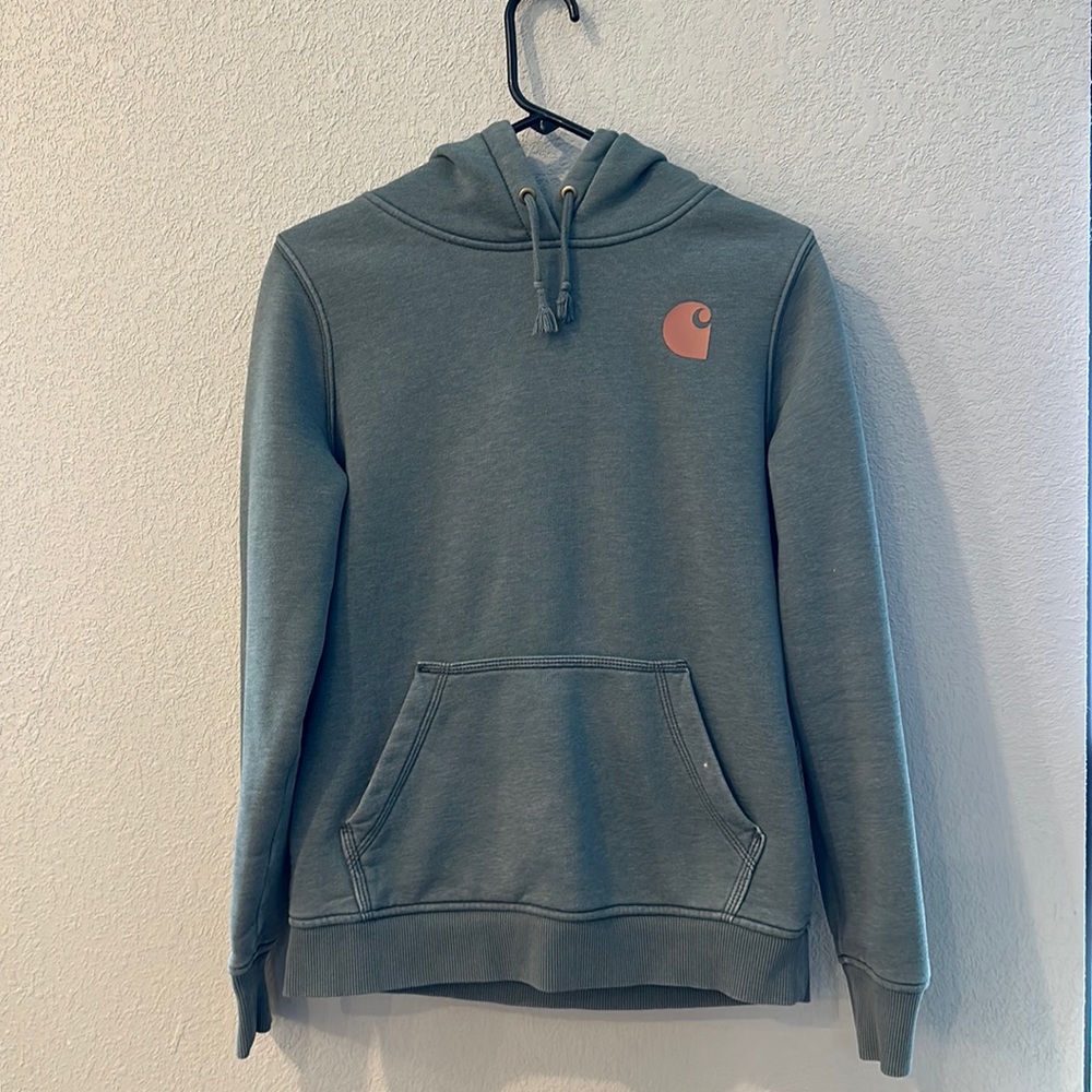 Carhartt sweatshirt size small sage green